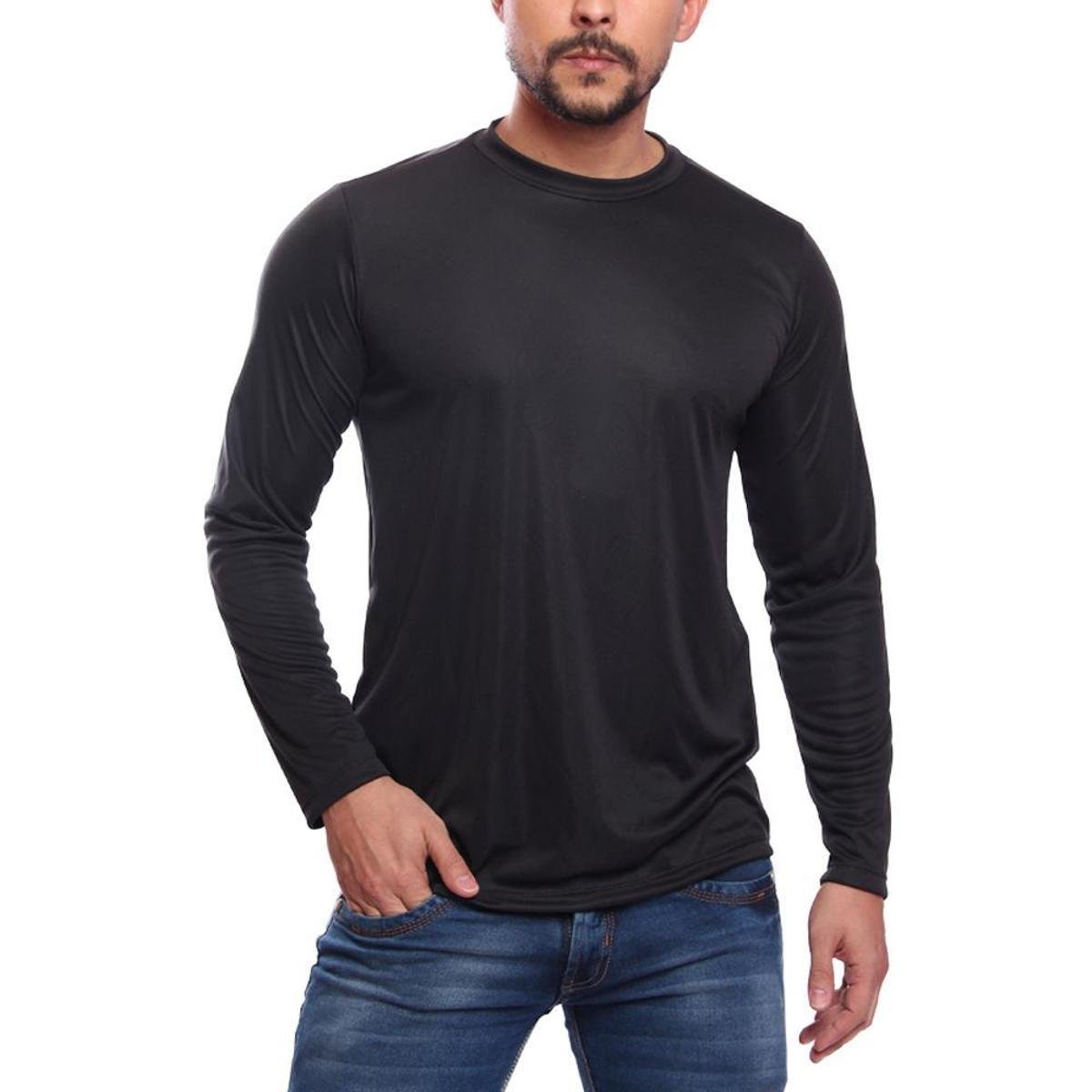 Camiseta Masculina Manga Longa Proteção Solar UV 50 Menor preço em Camiseta Masculina Manga Longa Proteção Solar UV 50