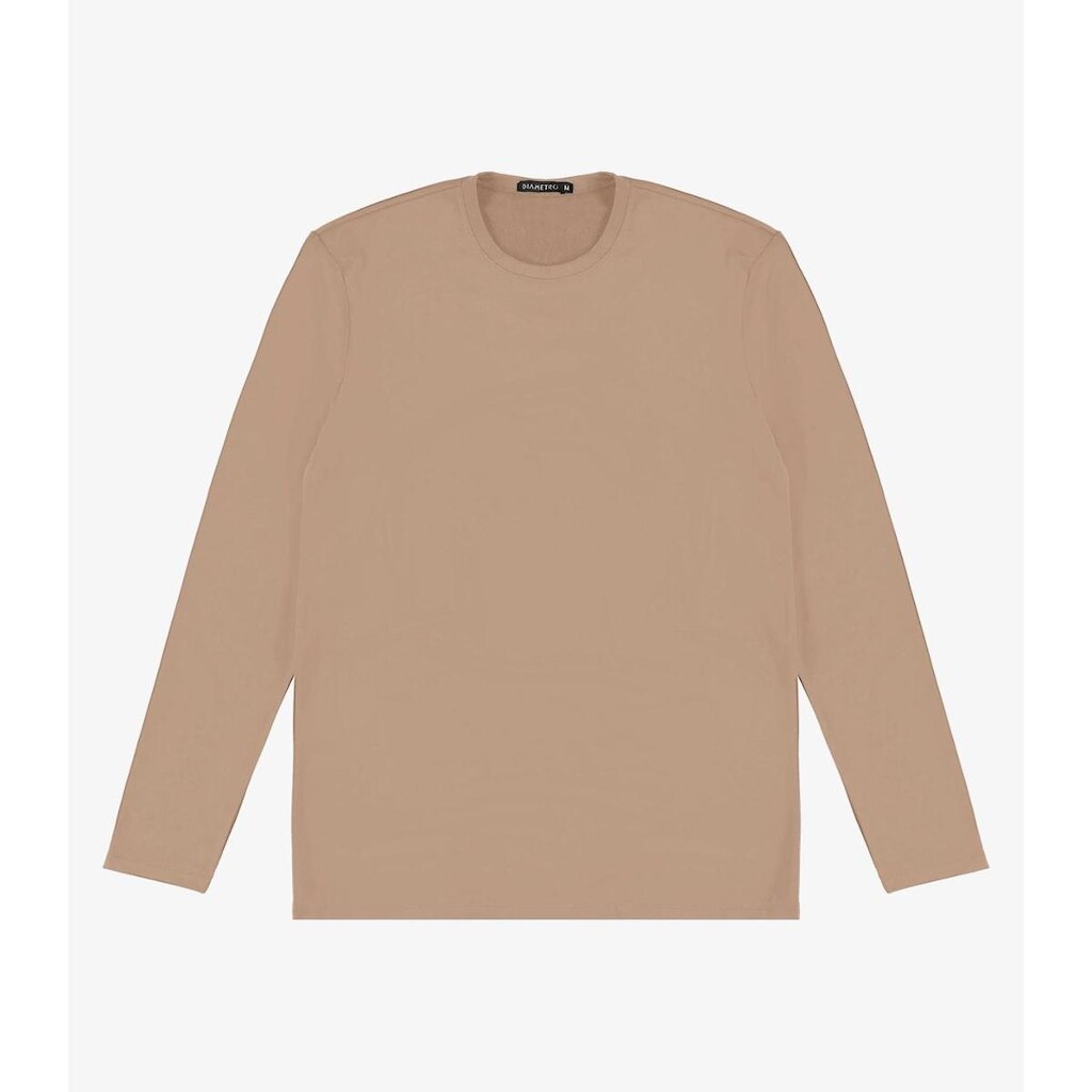 Camiseta Masculina Manga Longa Térmica Diametro Marrom