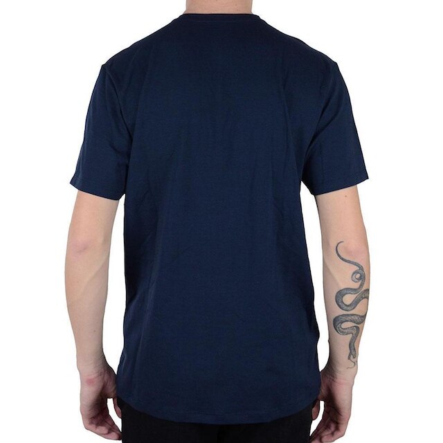 Camiseta Masculina MC Urban City Cotton Peruano Azul- 6012