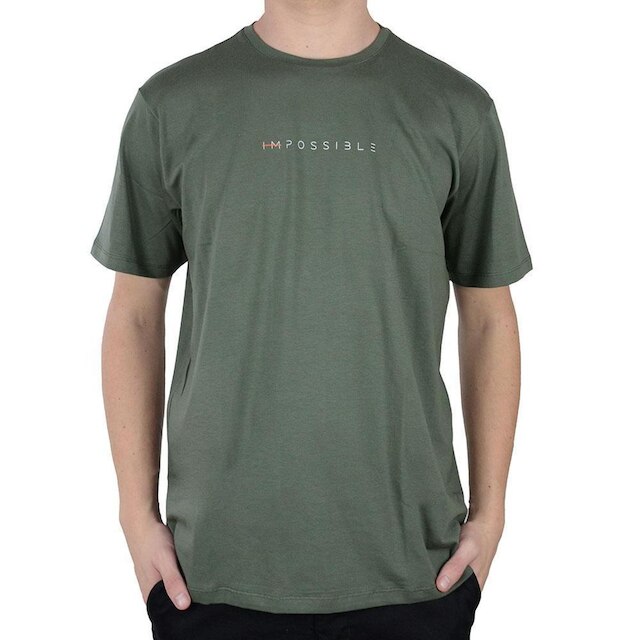 Camiseta Masculina MC Urban City Cotton Peruano Verde - 6012