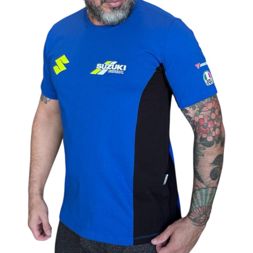 CAMISETA MASCULINA MOTO MOTOGP SUZUKI 632