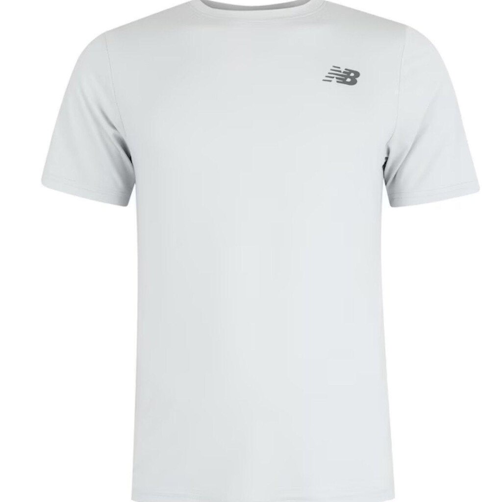 Camiseta Masculina New Balance Active Logo - Cinza