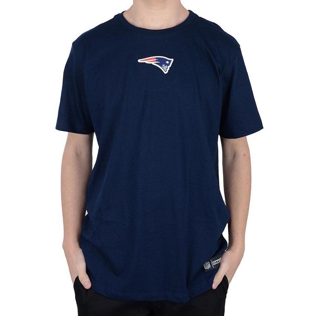 Camiseta Masculina NFL Patriots Marinho Navy - NF175