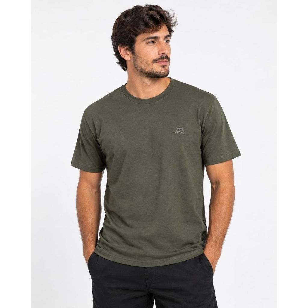 Camiseta Masculina Oceano 3D Soft Comfort Cotton 103488