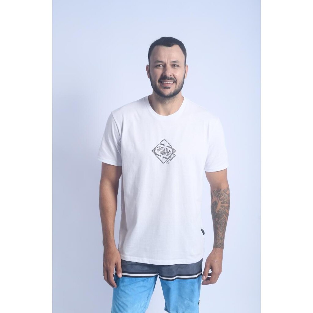 Camiseta Masculina Oceano Silk Malha 19977