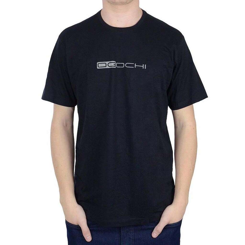 Camiseta Masculina Ogochi MC Concept Slim Preta - 3035