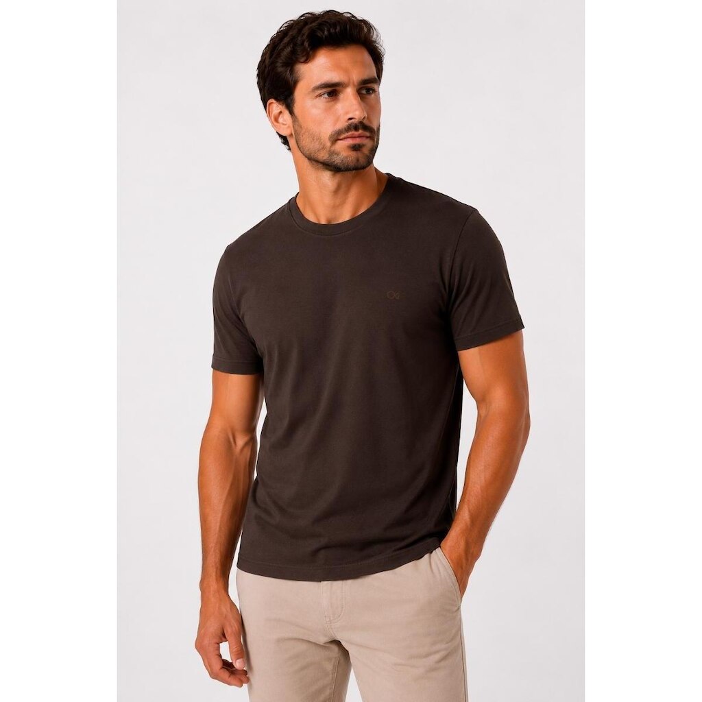 Camiseta Masculina Ogochi Mc Slim Essencial 0001