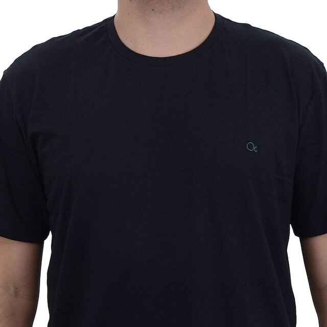 Camiseta Masculina Ogochi Plus Size Essencial Preta - 006000