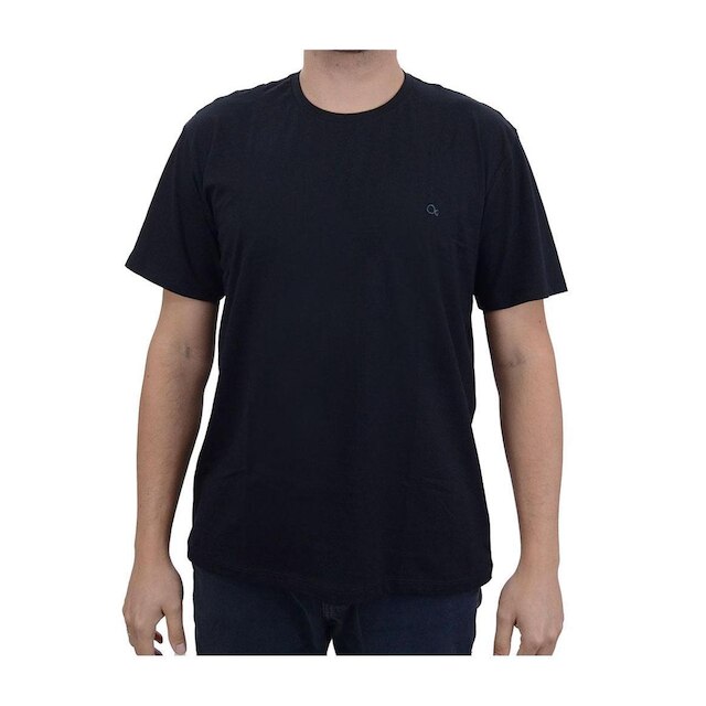 Camiseta Masculina Ogochi Plus Size Essencial Preta - 006000