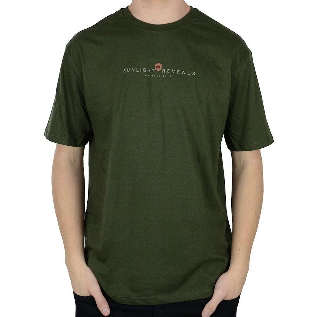 Camiseta Masculina Olho Fatal Oversized Verde Tree - 4018