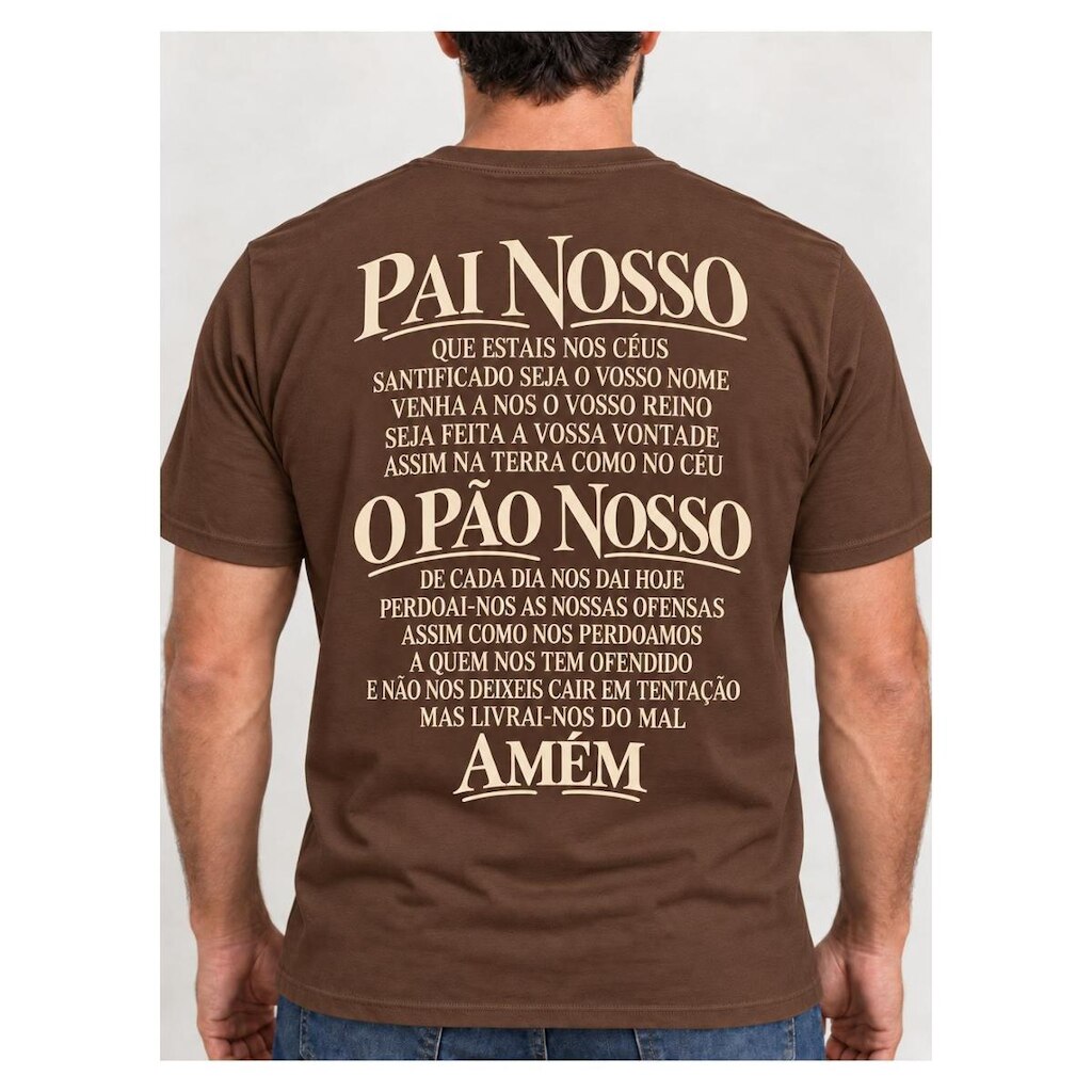 Camiseta Masculina Pai Nosso