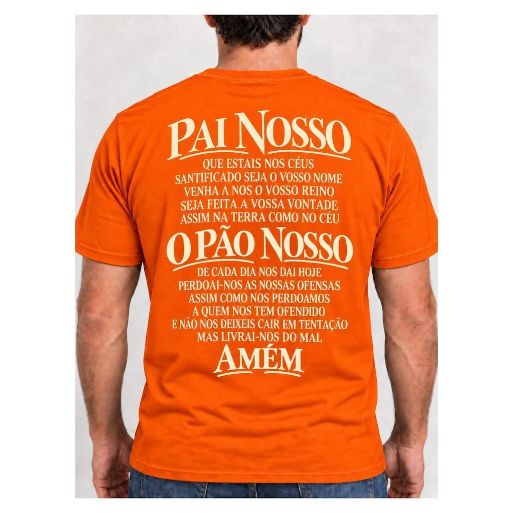 Camiseta Masculina Pai Nosso