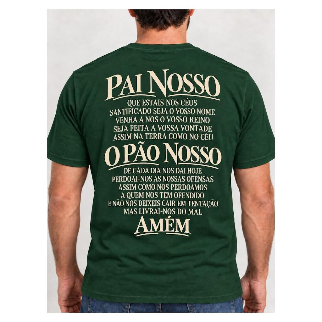 Camiseta Masculina Pai Nosso