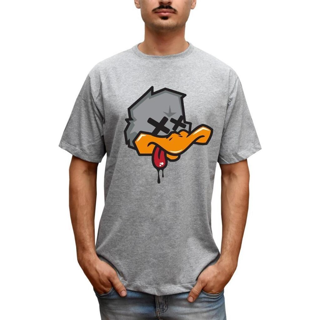 Camiseta Masculina Pato Louco Game Over Tumblr