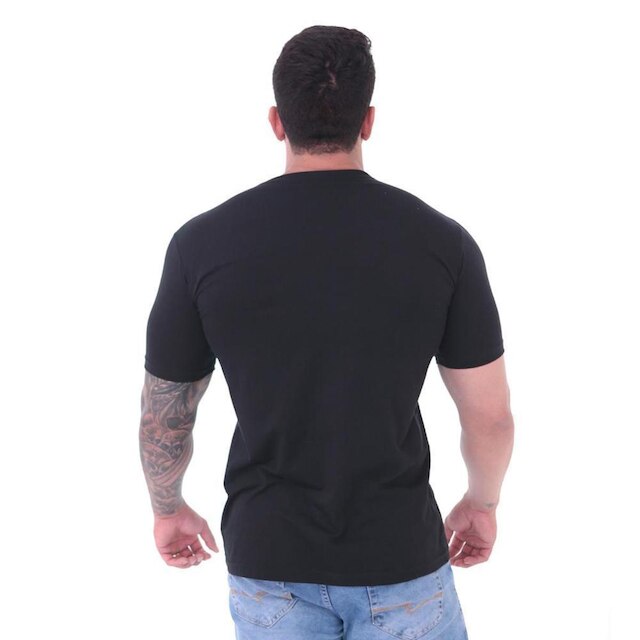 Camiseta Masculina Personalizada Algodão Manga Curta Camisa