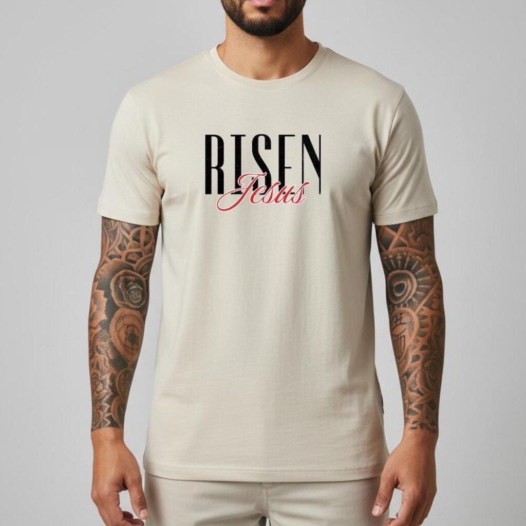Camiseta Masculina Personalizada Algodão Slim Fit Camisa Manga Curta Gola Redonda Casual Toque Suave