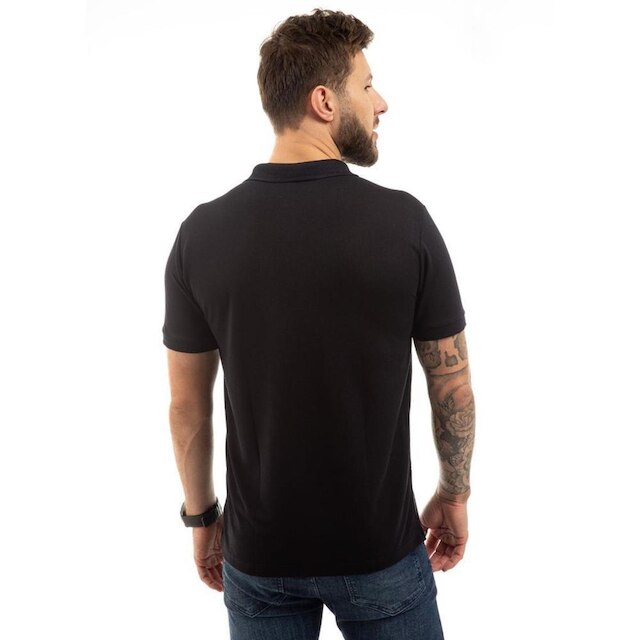 Camiseta Masculina Polo John Pull Manga Curta Moda Casual