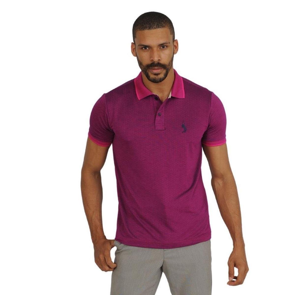 Camiseta Masculina Polo John Pull Manga Curta Moda Casual Menor preço em Camiseta Masculina Polo John Pull Manga Curta Moda Casual