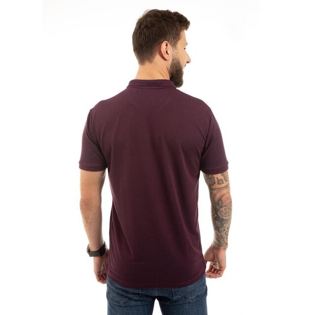 Camiseta Masculina Polo John Pull Manga Curta Moda Casual