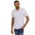 Camiseta Masculina Polo Plus Size Piquet Viscose Manga Curta Moda - Branco