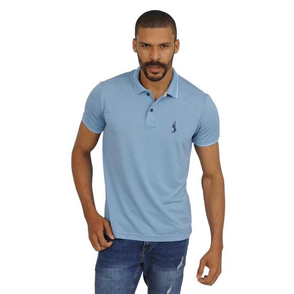 Camiseta Masculina Polo Plus Size Piquet Viscose Manga Curta Moda