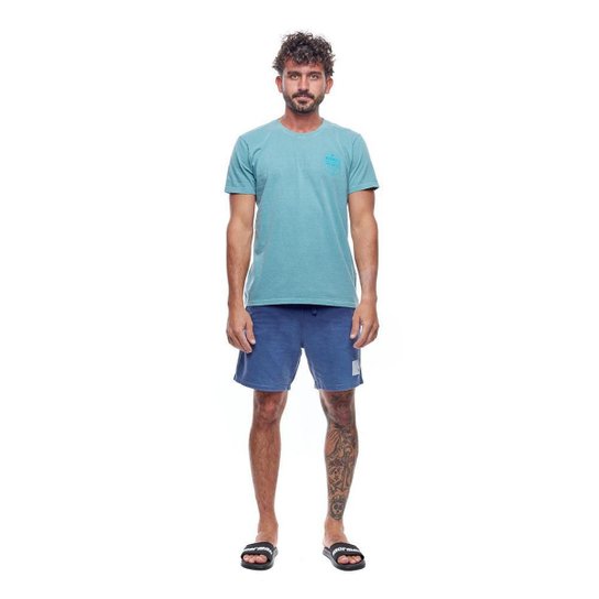 Camiseta masculina premium Mormaii - Verde escuro