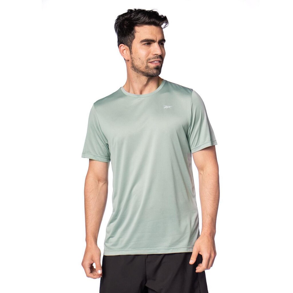 Camiseta Masculina Reebok Basic Rn Rbk Dry Ultraleve Verde