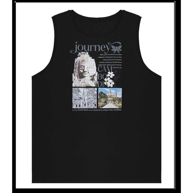 Camiseta Masculina Regata Machão Jornada Estampa Frontal