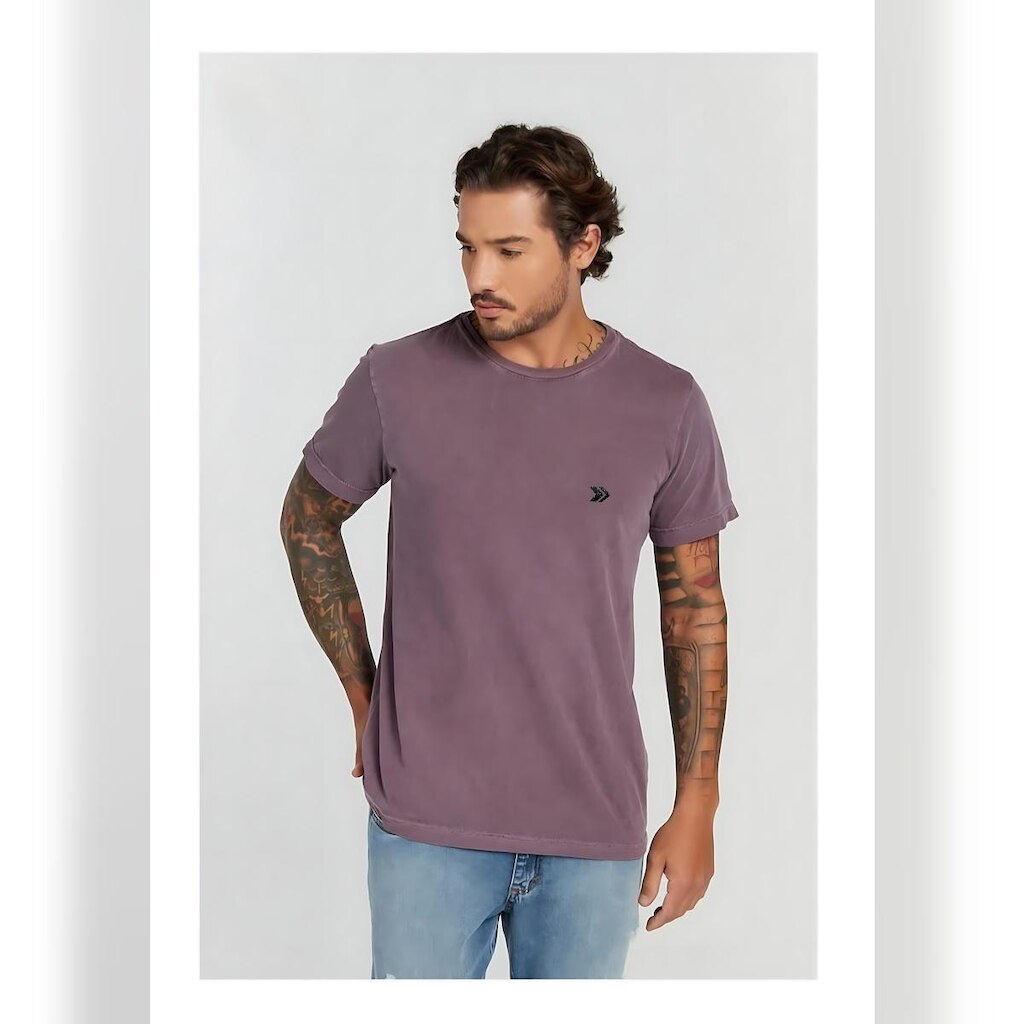 Camiseta Masculina Sagitta Algodão com Logo