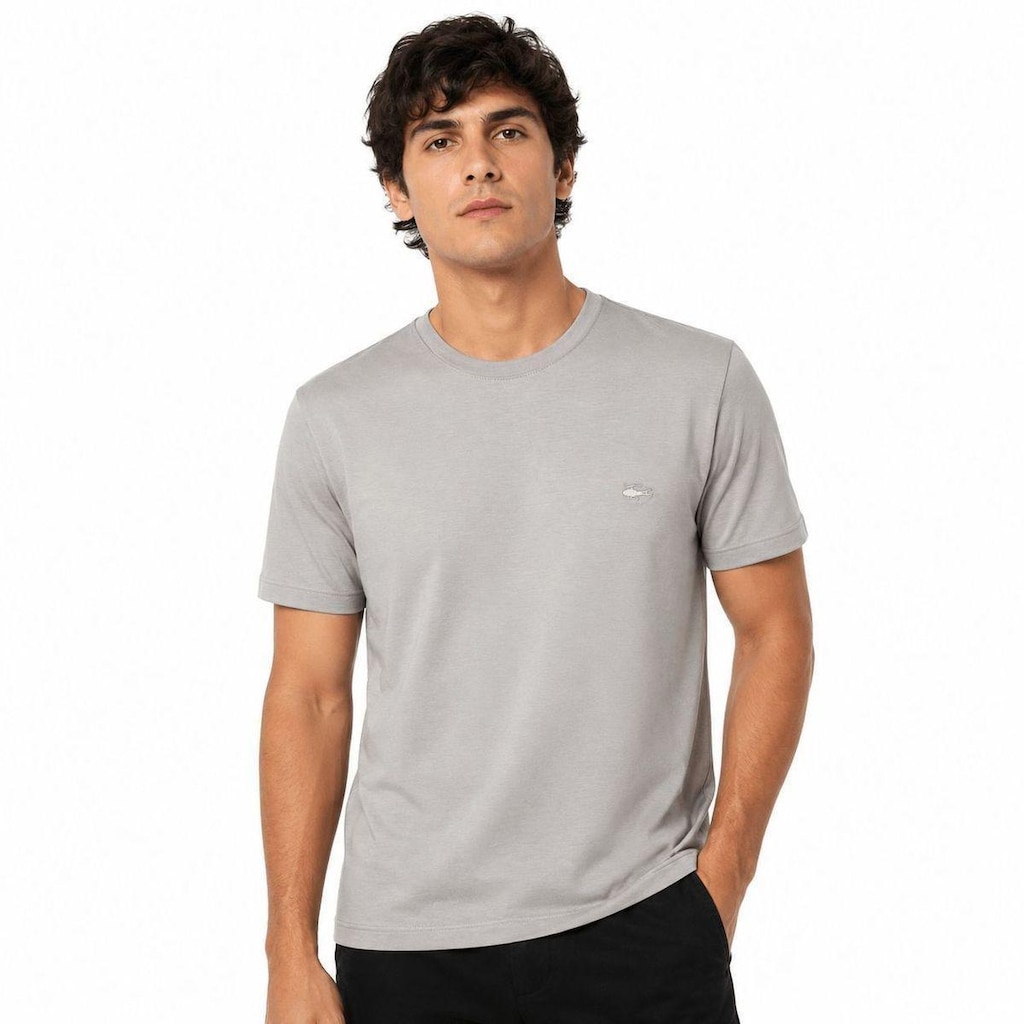 Camiseta Masculina Sallo Slim Fit Cinza 1157 - Cinza G3