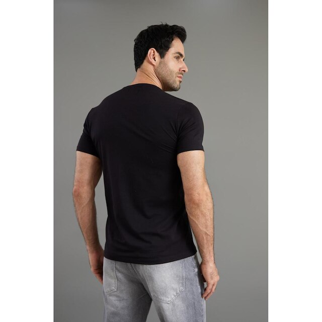 Camiseta Masculina Slim em Algodão Pima Manga Curta Dialogo