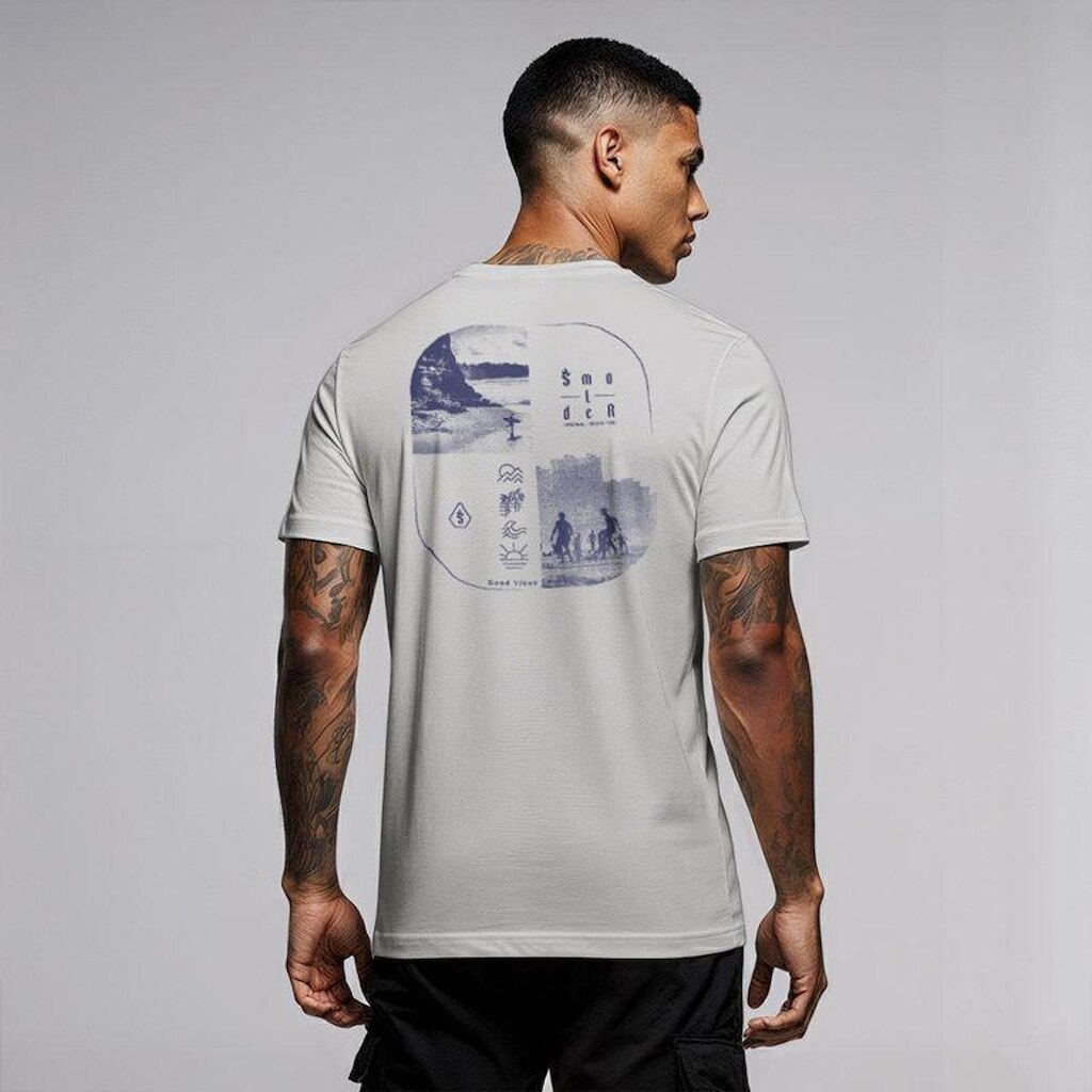 Camiseta Masculina Smolder 2101012948 Silk