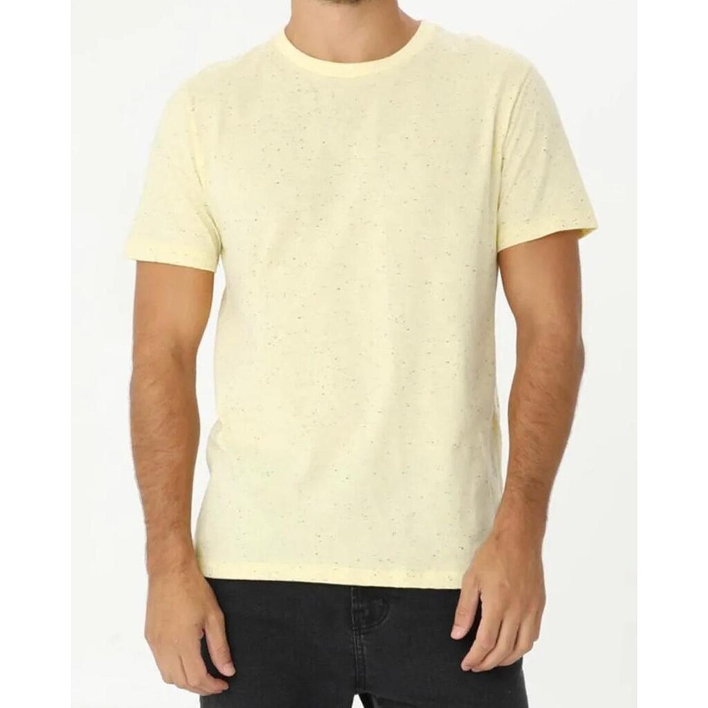 Camiseta Masculina Texturizada Leve Malha Botonê Slim Fit