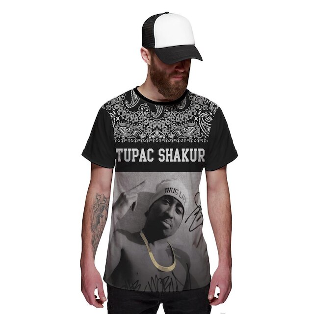 Camiseta Masculina Tupac Shakur 2pac Swag Rapper