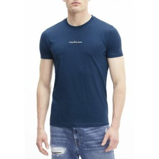 Camiseta Mc Ckj Masc Organic Cotton - Marinho