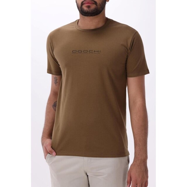 Camiseta Mc Dec Red Slim Concept Marrom 3023
