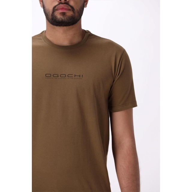 Camiseta Mc Dec Red Slim Concept Marrom 3023