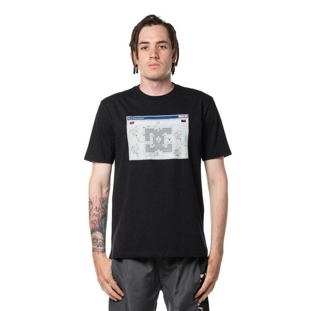 CAMISETA M/C DESKTOP - PRETO - GG