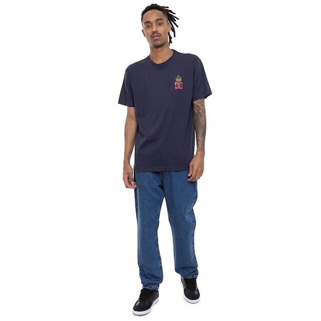 CAMISETA M/C HILLS - MARINHO - M