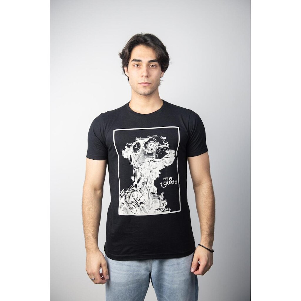 Camiseta Me Gusta Cachorro Robo Masculina