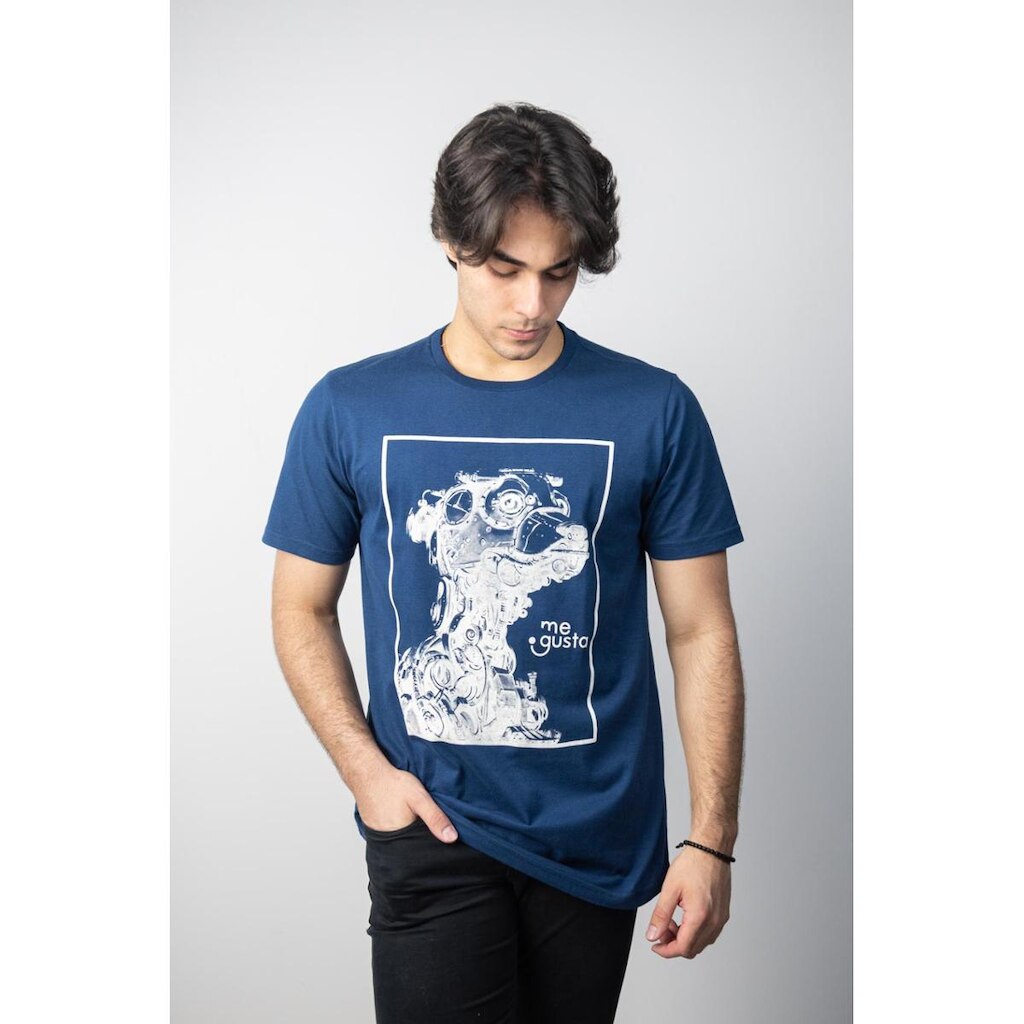 Camiseta Me Gusta Cachorro Robo  Masculina
