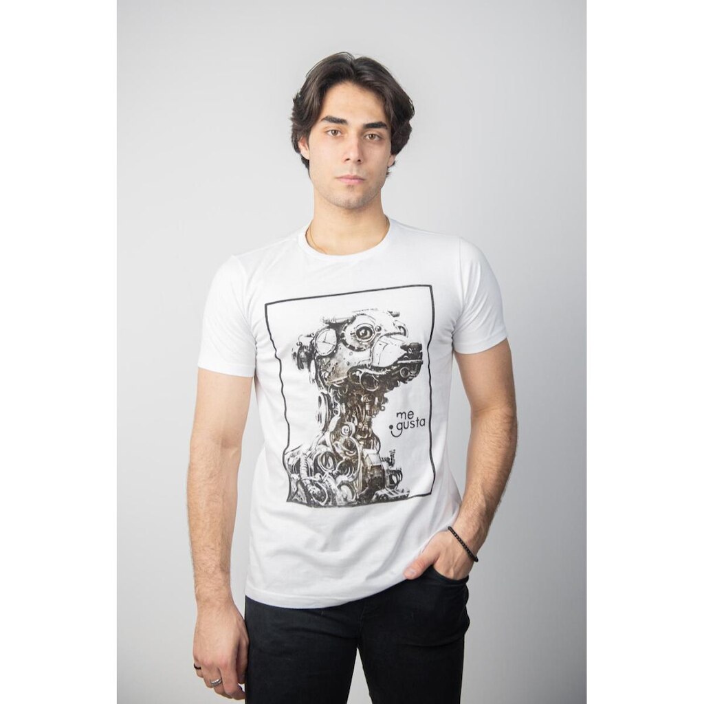 Camiseta Me Gusta Cachorro Robo  Masculina