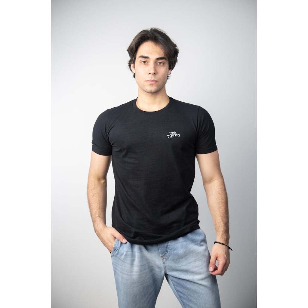 Camiseta Me Gusta Gato 3D costas Masculina