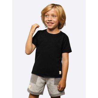 Camiseta Meia Malha Bugbee Basic Infantil Menino