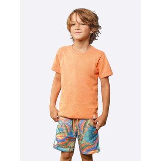 Camiseta Meia Malha Bugbee Basic Infantil Menino