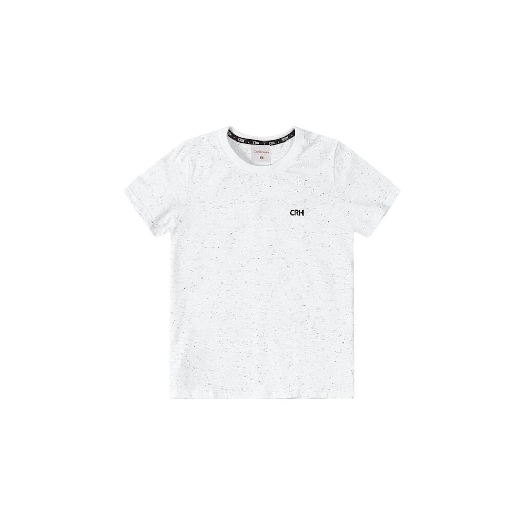 Camiseta Menino Decote Redondo Em Malha Botonê - Carinhoso