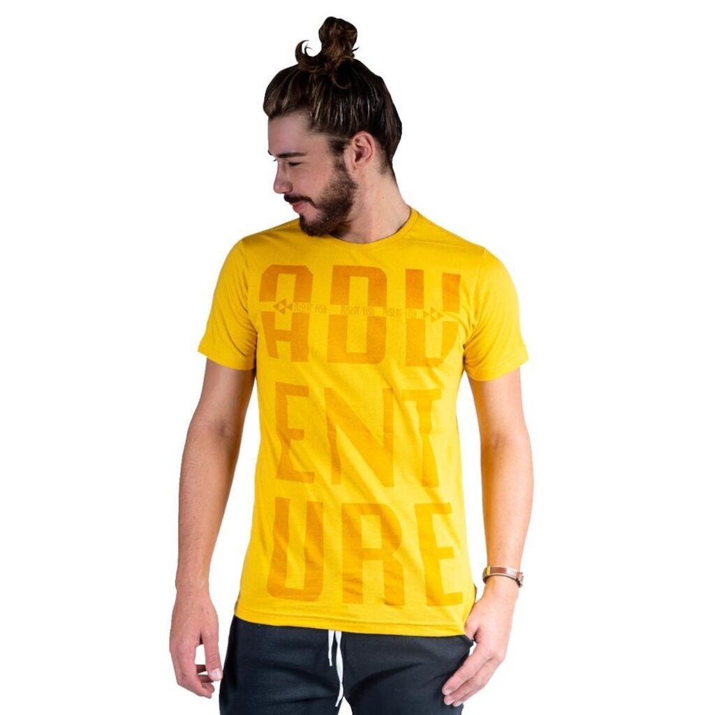 Camiseta Mister Fish Estampado Adventure Masculina