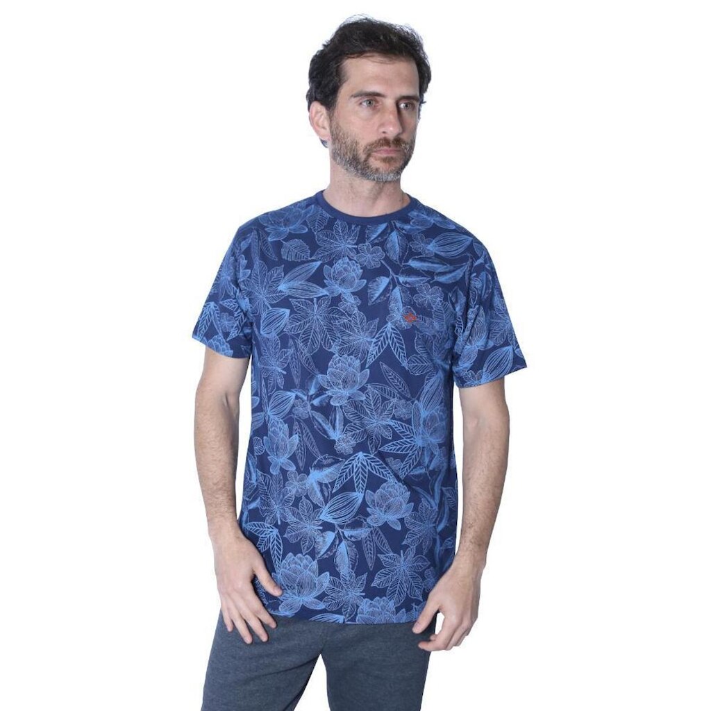 Camiseta Mister Fish Full Print Floral