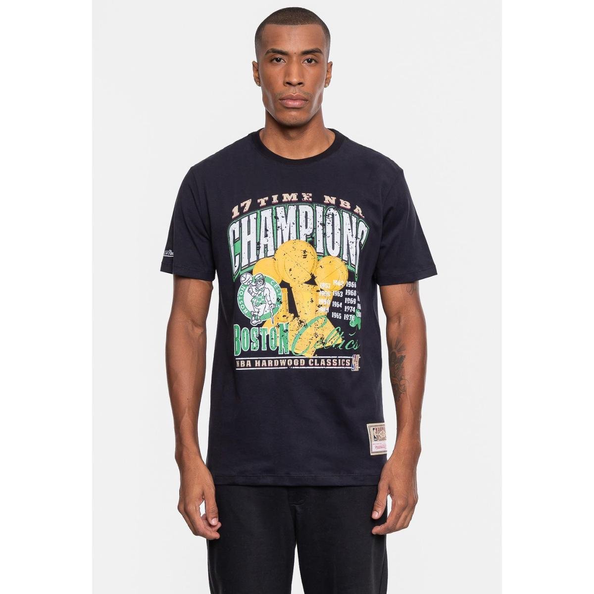 Camiseta Mitchell & Ness Masculina NBA Finals Boston Celtics Masculino Menor preço em Camiseta Mitchell & Ness Masculina NBA Finals Boston Celtics Masculino