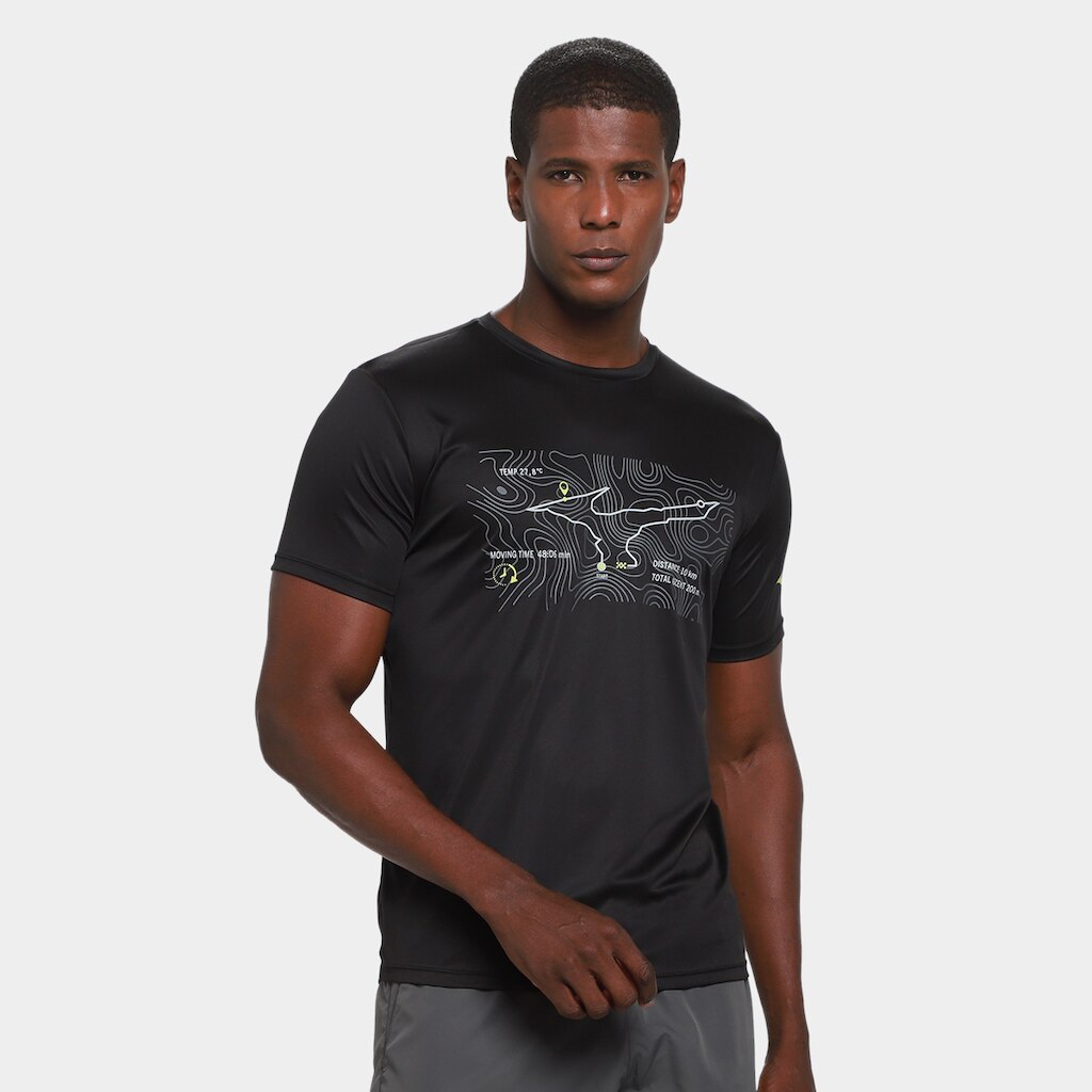Camiseta Mizuno Focus Stamp Masculina